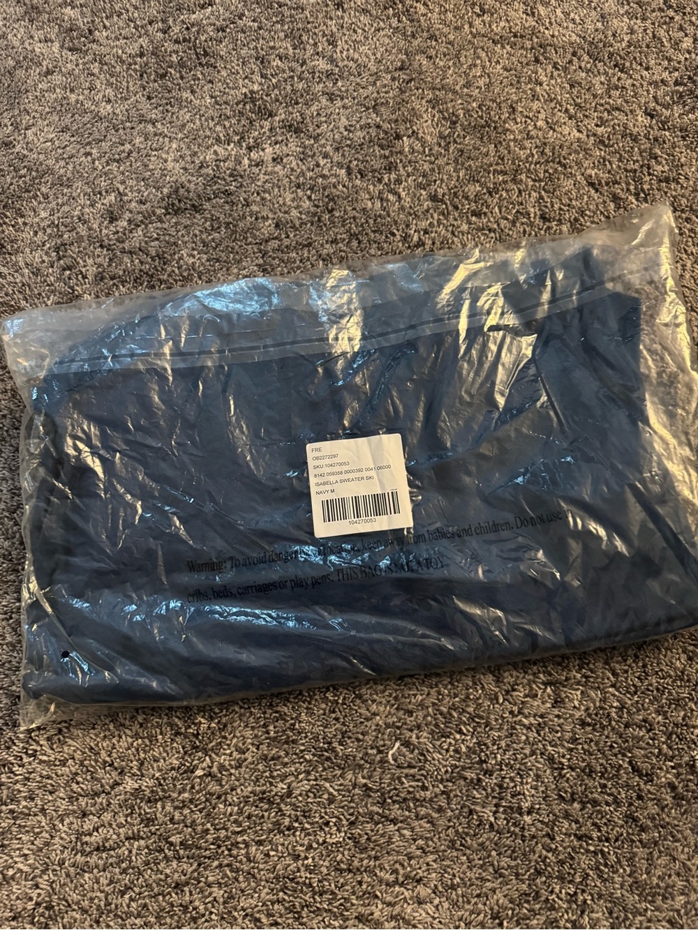 Free People Navy Knit Skirt Set - Picture 4 of 5